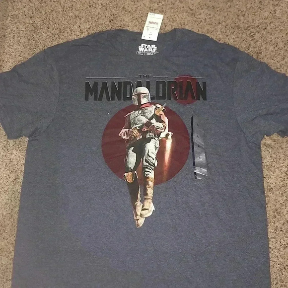 NWT Men’s Star Wars Mandalorian T shirt Size Large - Picture 1 of 3
